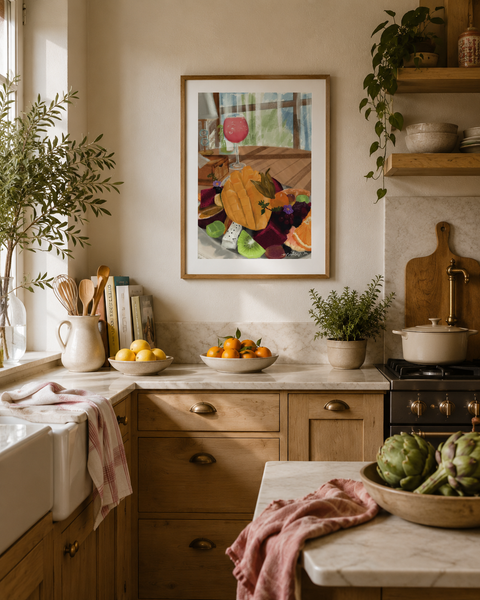 Brunch in Chiang Mai Art Print