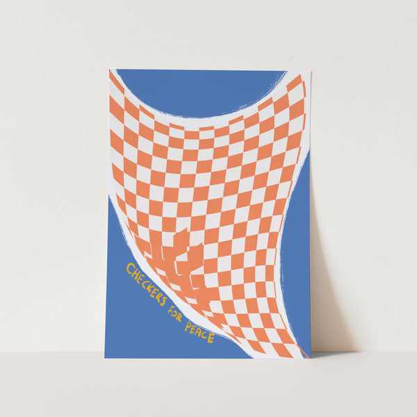 Checkers for Peace PFY Art Print