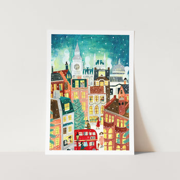 Christmas in London PFY Art Print