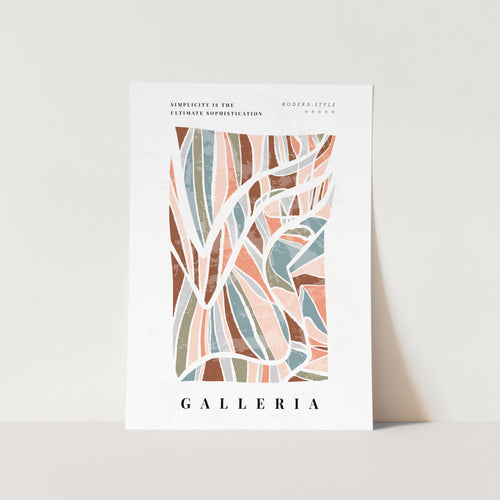 Colourful Galleria Art Print