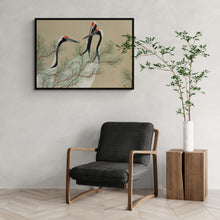 Load image into Gallery viewer, Cranes From Momoyogusa Art Print