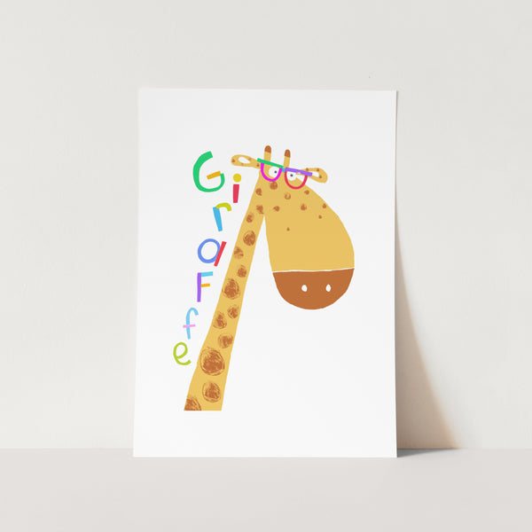 Cool Giraffe PFY Art Print