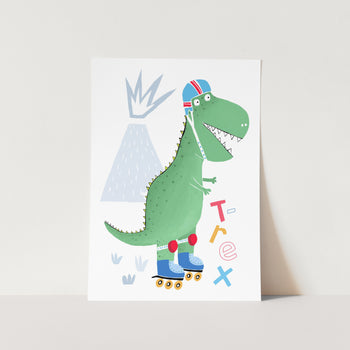 Cool T-Rex PFY Art Print