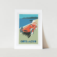 Load image into Gallery viewer, Cote d&#39;Azur French Riviera Travel Art Print