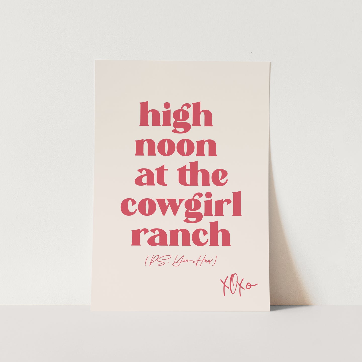 Cowgirl Ranch PFY Art Print