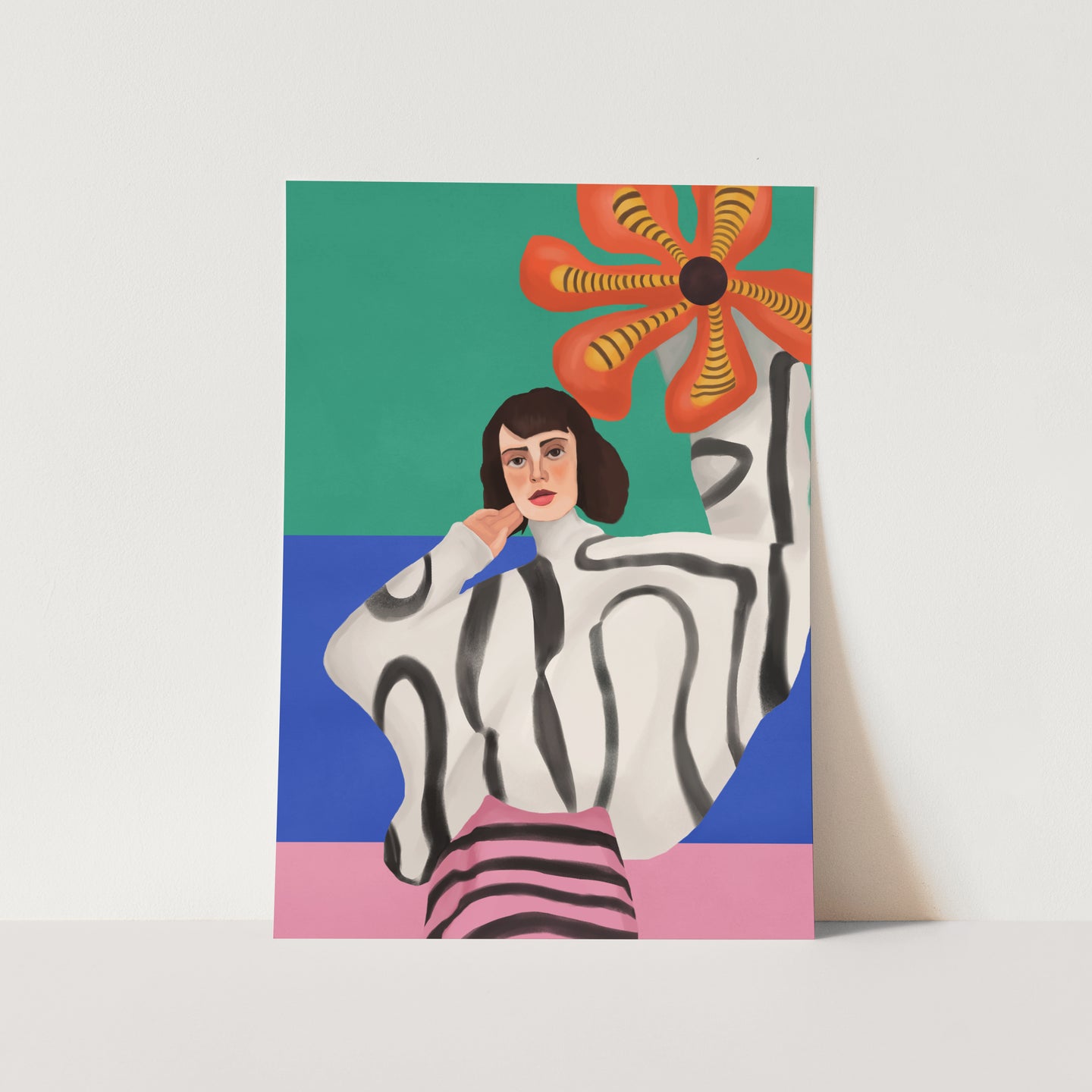 Dance of Colours and Dreams by Branka Art Print