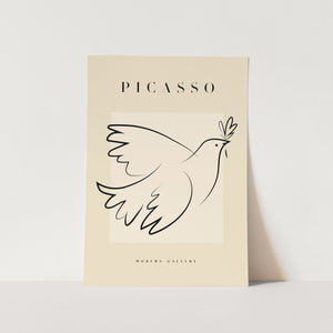 Dove by Picasso Art Print
