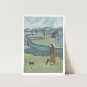 Early Spring Walk PFY Art Print