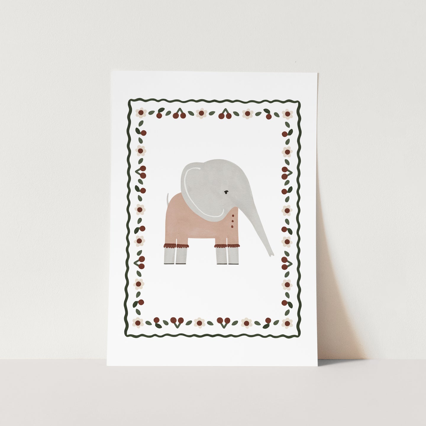 Elephant Elegance PFY Art Print