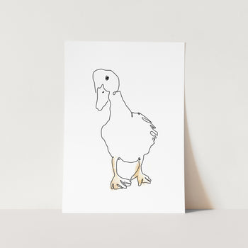 Ello Me Duck PFY Art Print