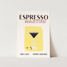 Load image into Gallery viewer, Espresso Martini Art Print