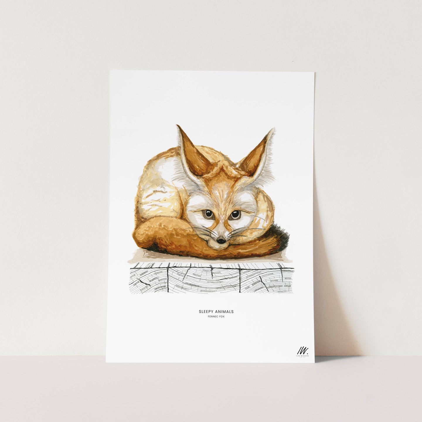 Fennec Fox Art Print