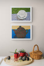 Load image into Gallery viewer, Teapot with Red Flowers Art Print