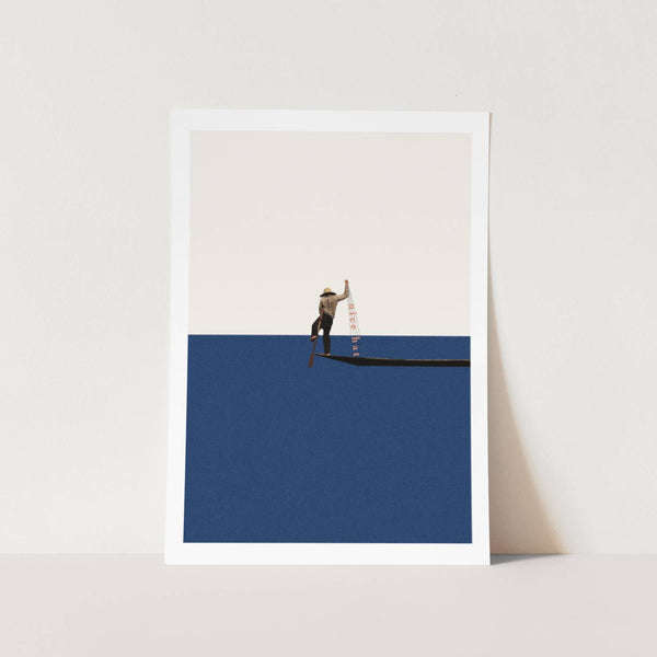 Fisherman Nice Hat PFY Art Print