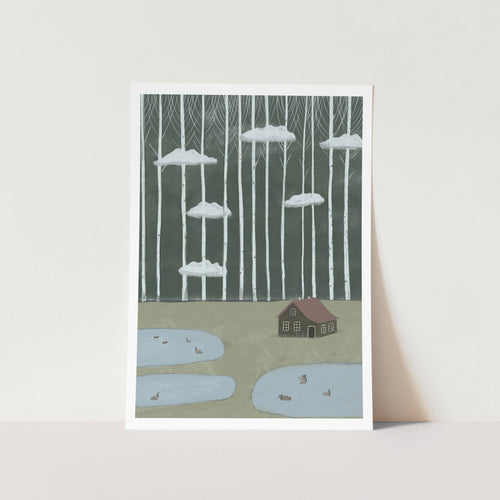 Forest and Lakes PFY Art Print