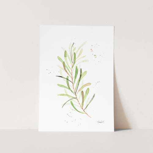 Fresh Leaves Art Print