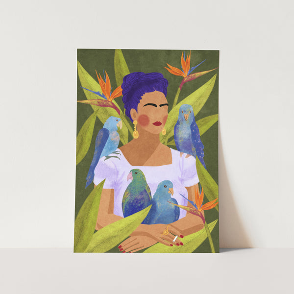 Frida and Birds PFY Art Print