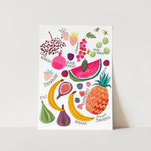 Load image into Gallery viewer, Fruits Chart PFY Art Print