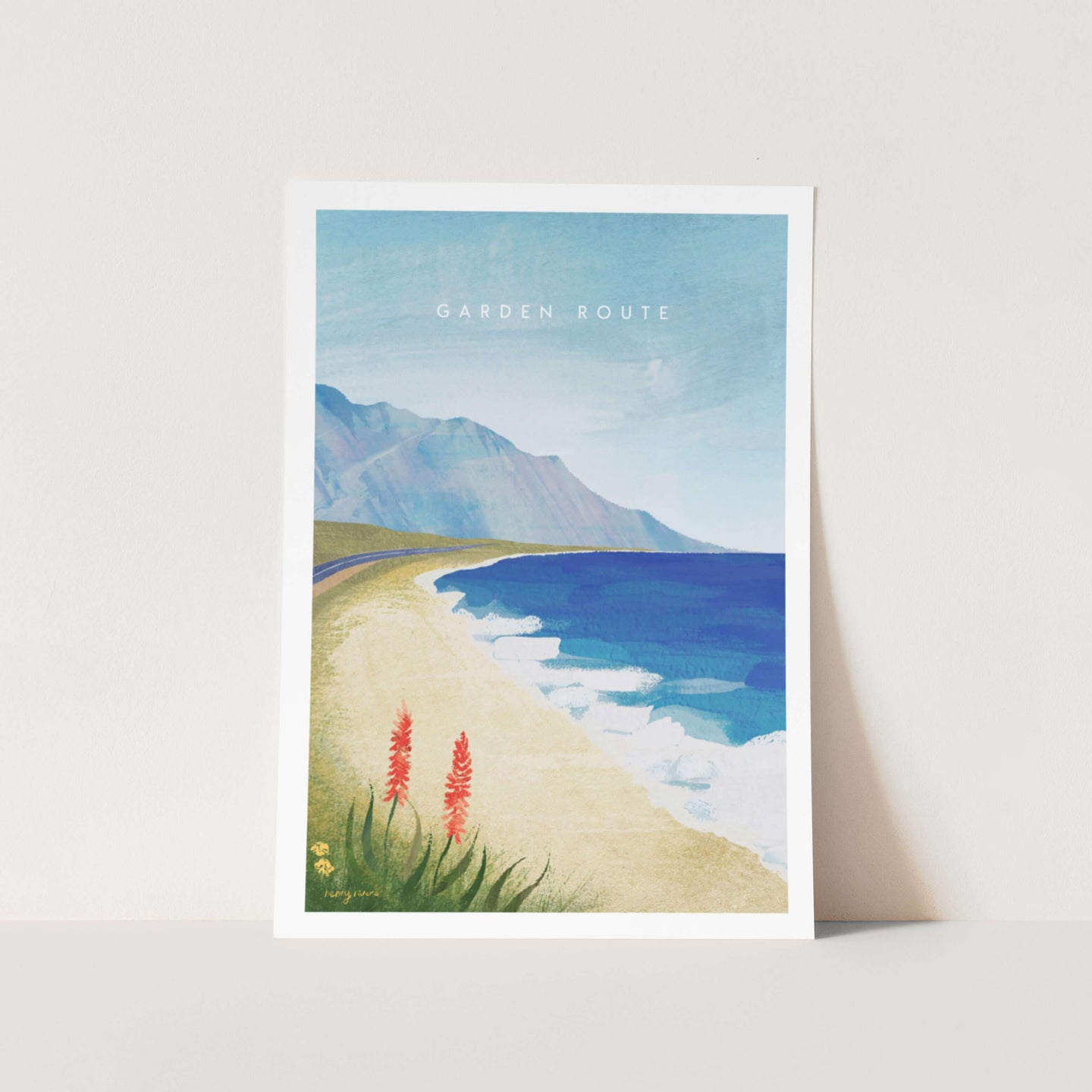 Henry Rivers Horizontal Garden Route by Henry Rivers Art Print