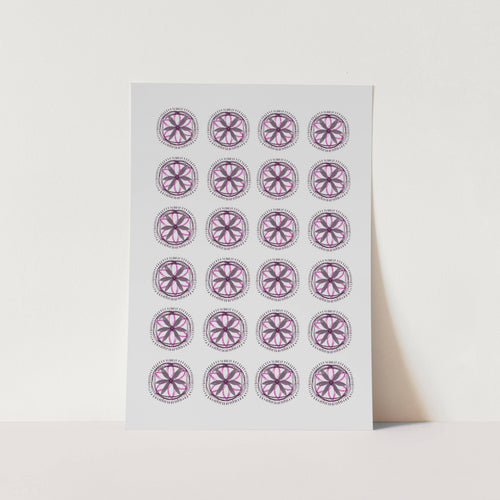 Garden in Formation Art Print