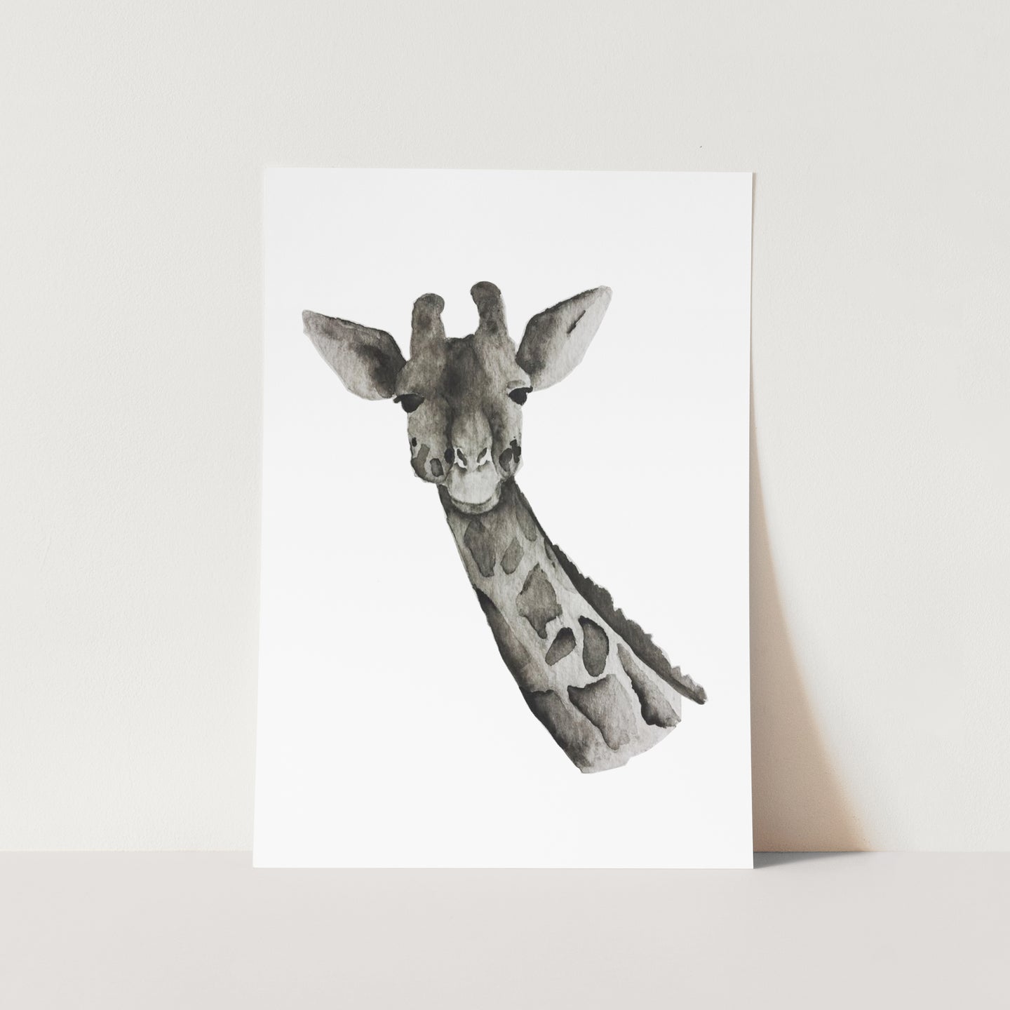 Giraffe by Amy-Lee Art Print