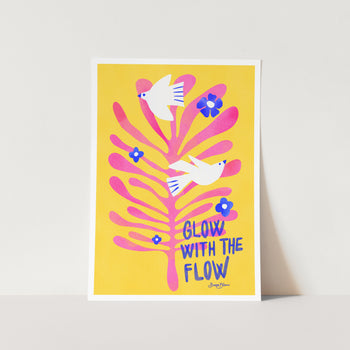 Glow with the Flow PFY Art Print