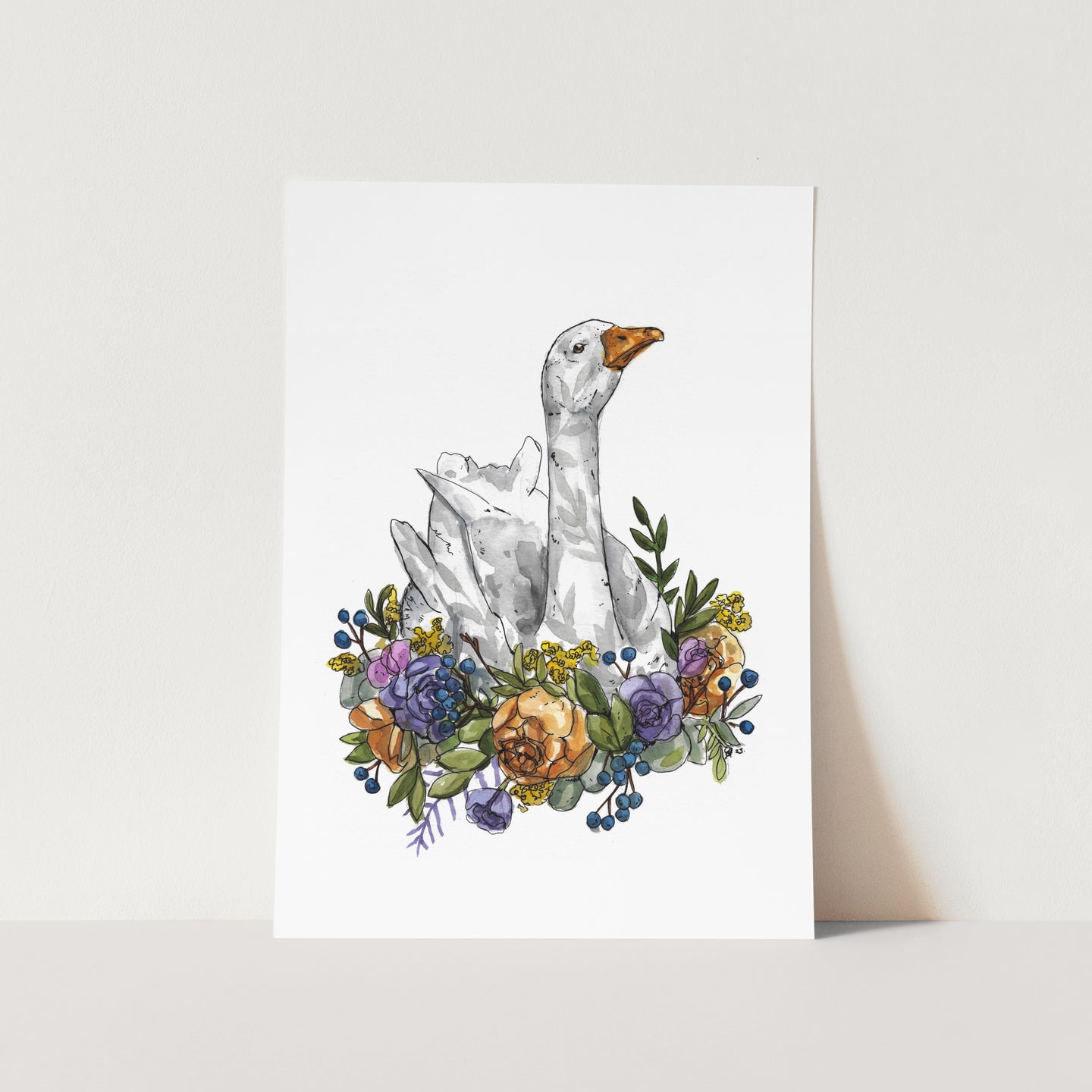 Goose Art Print