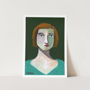 Green Lady PFY Art Print