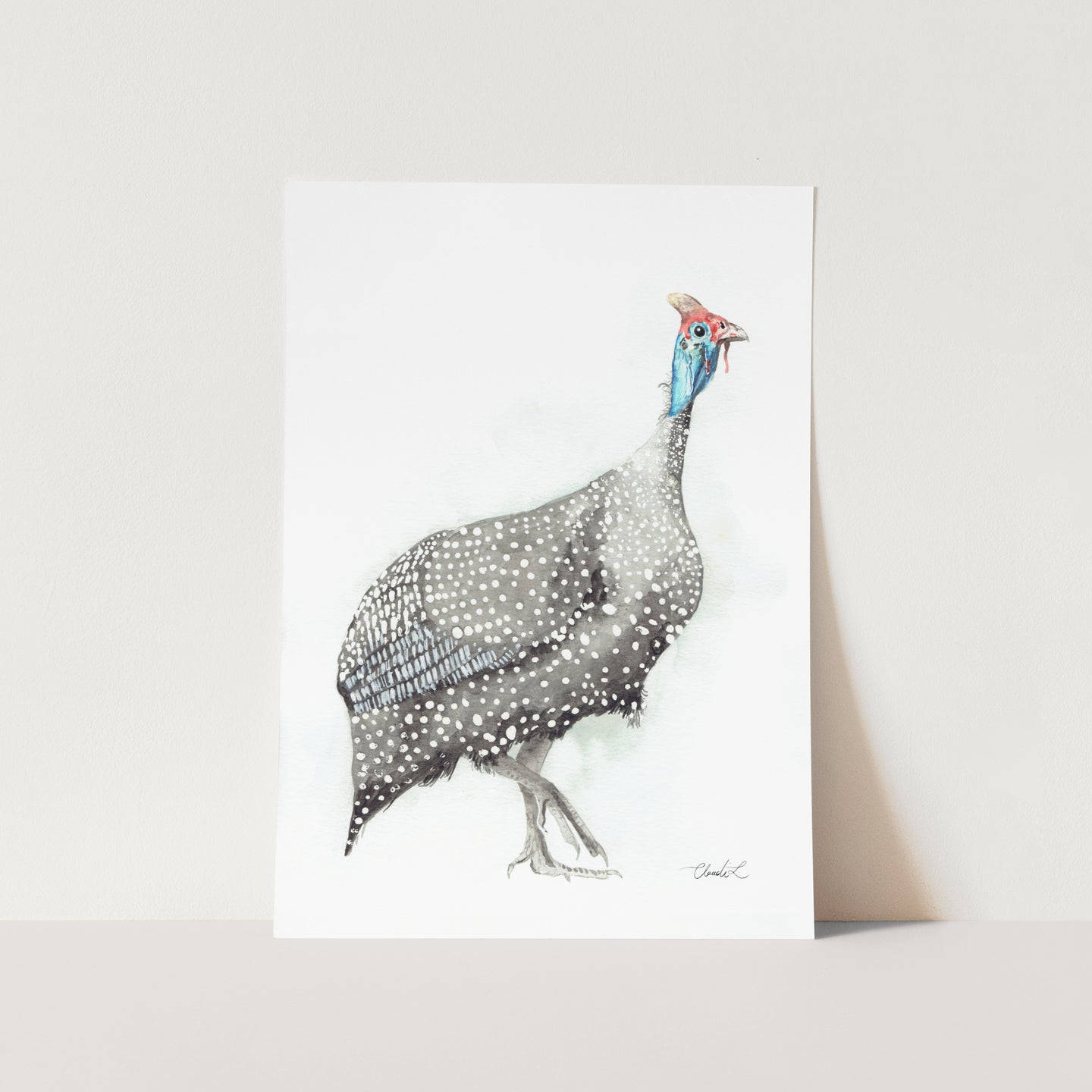 Guineafowl Art Print