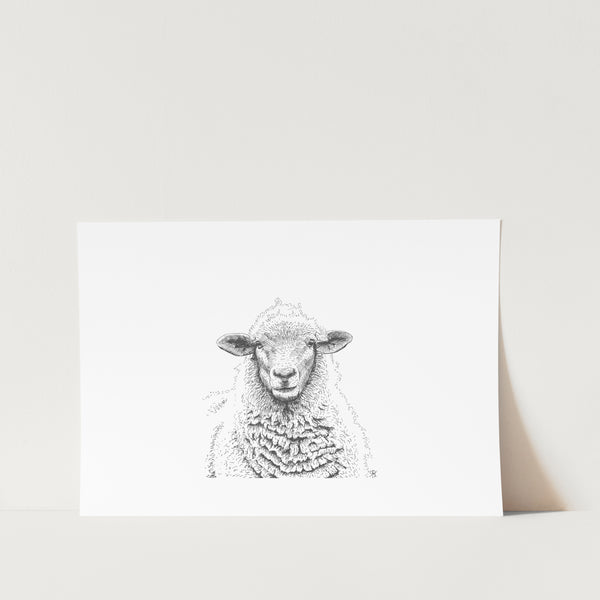 Hearing Sheep Art Print