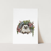 Load image into Gallery viewer, Hedgehog by Mareli Art Print