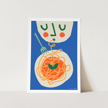 I Love Spaghetti Art Print