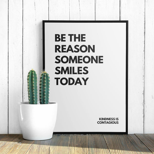 Kindness is Contagious Art Print