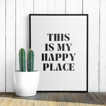 Load image into Gallery viewer, This is My Happy Place Art Print