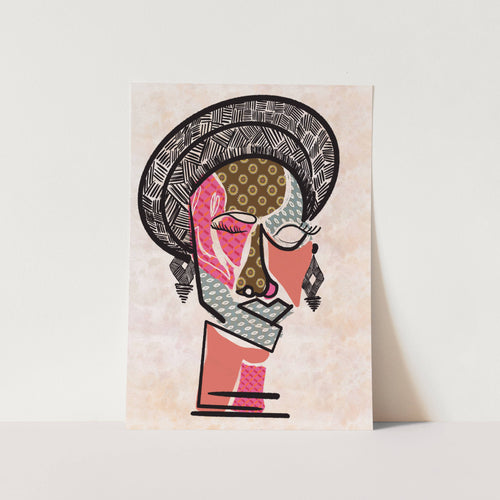Her Story in Patterns Art Print