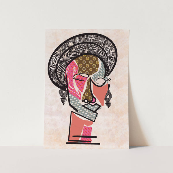 Her Story in Patterns Art Print