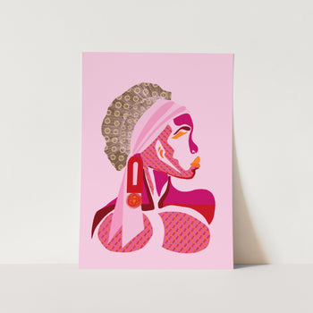 Pink Warrior Art Print
