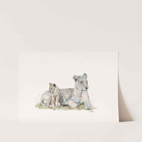 Lions by Chanel Art Print