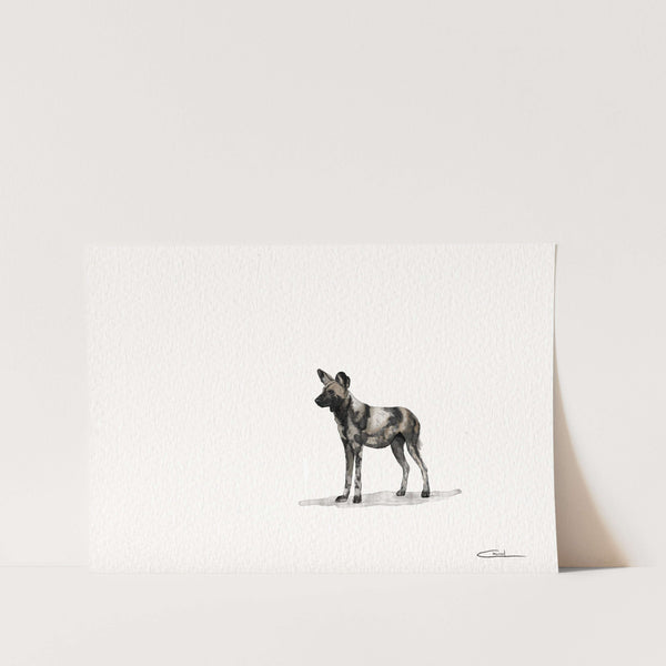 Wild dog by Chanel Art Print