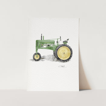 John Deere Tractor by Chanel Art Print