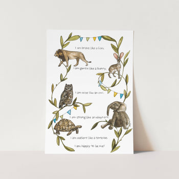I Am Happy to Be Me Art Print