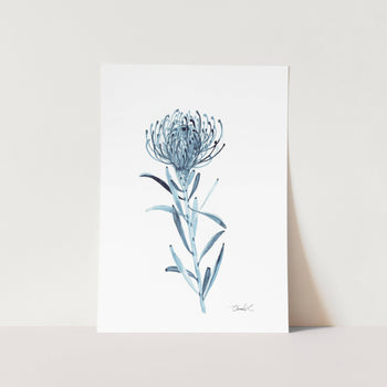 Indigo Blue Pincushion Art Print