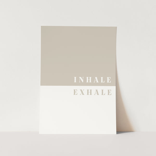 Inhale, Exhale PFY Art Print