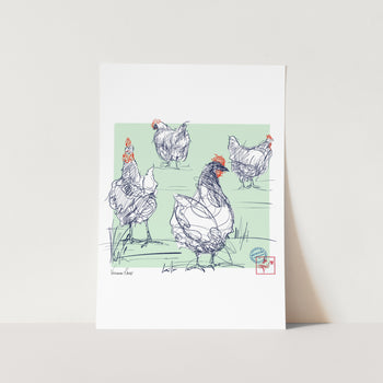 Ink & Feather 02 Art Print