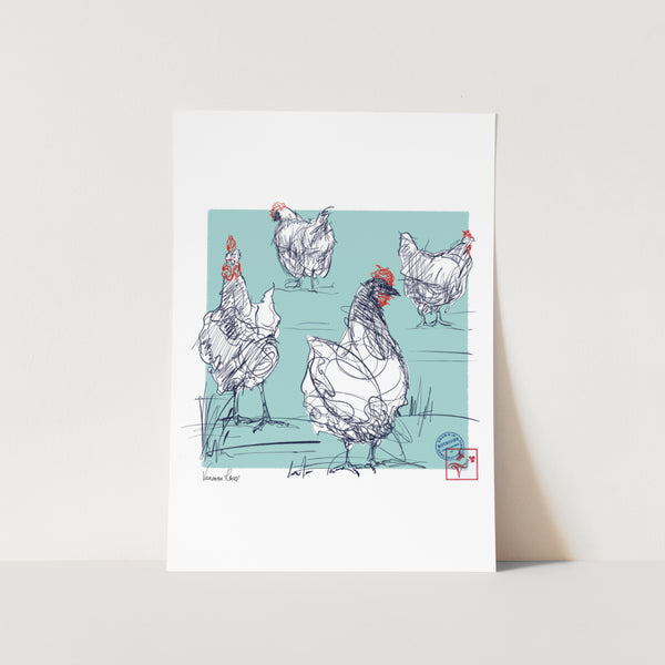 Ink & Feather 03 Art Print