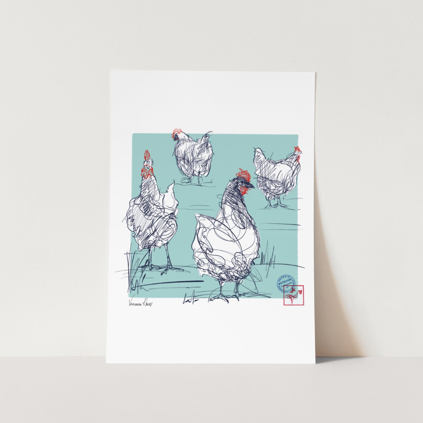 Ink & Feather 03 Art Print