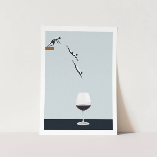 Into the Wine We Go PFY Art Print