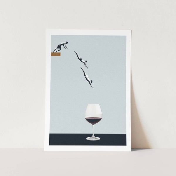 Into the Wine We Go PFY Art Print