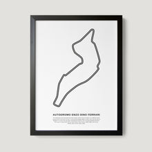 Load image into Gallery viewer, Italy Autodromo Enzo Dino Ferrari F1 Race Track Art Print