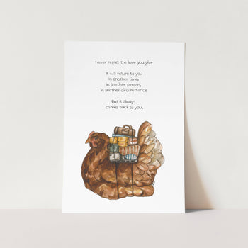 It Will Come Back To You Art Print